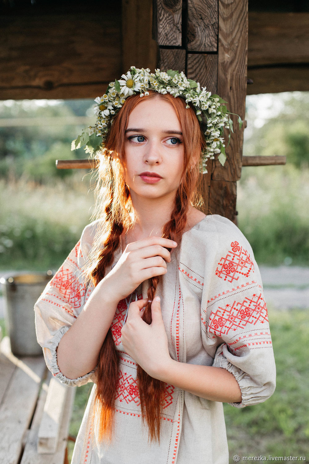 A playful frame from Girls in Slavic costumes — online in Soledad