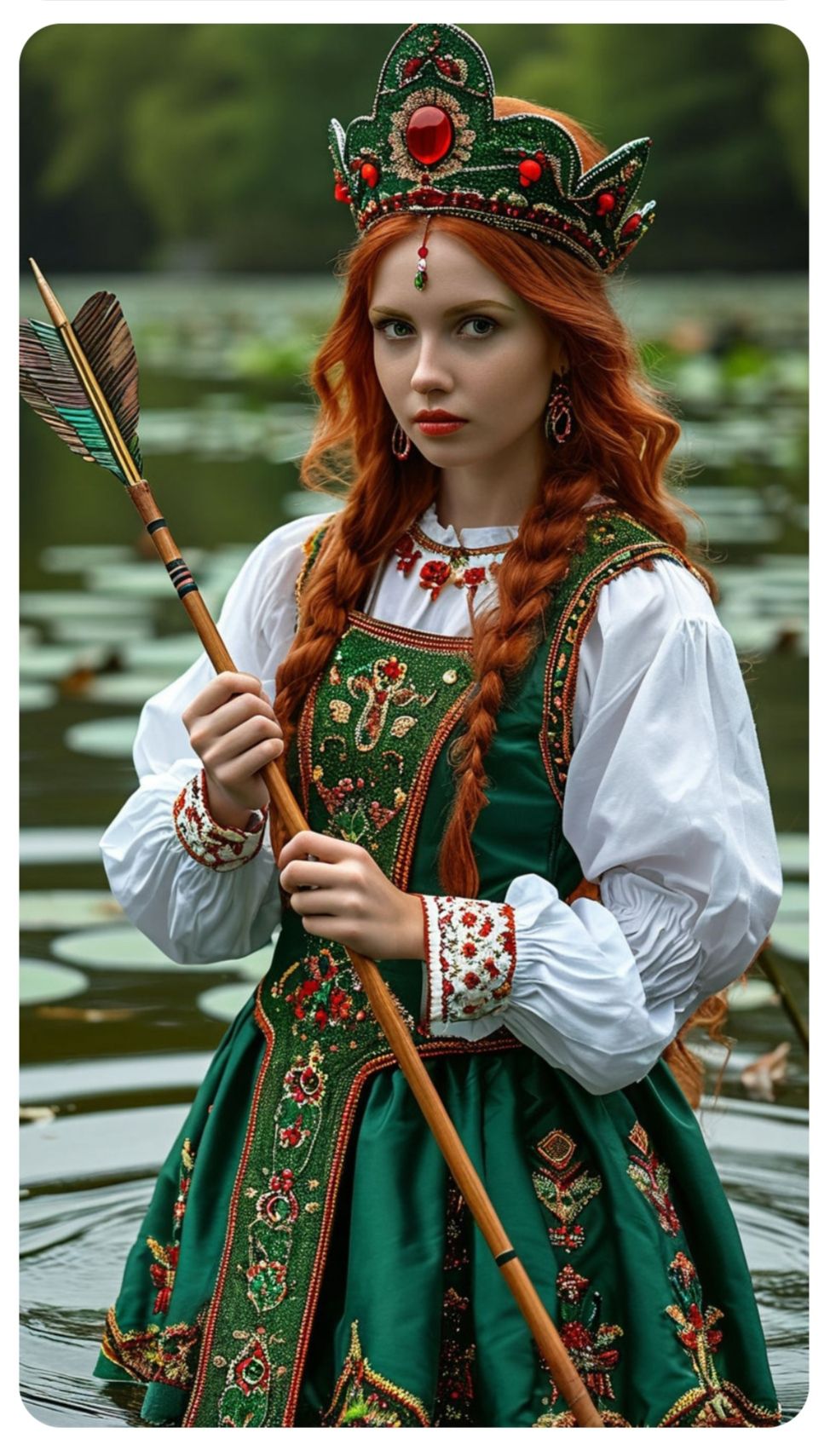 Nude girl Girls in Slavic costumes in Soledad